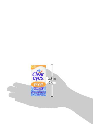 [Australia] - Clear Eyes Mild Dry Eyes Natural Tears Eye Drops-0.5 Oz (Package May Vary) 