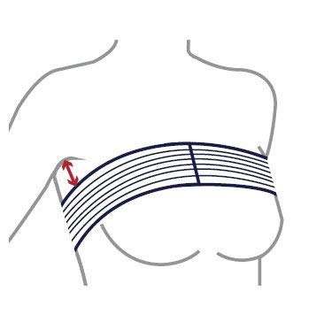 [Australia] - CAREFIX Implant Stabilizer Band (8113) White by TYTEX- Post-Surgery Breast Implant Support Band- Chest Compression Support- Breast Augmentation Strap 1 Count (Pack of 1) 