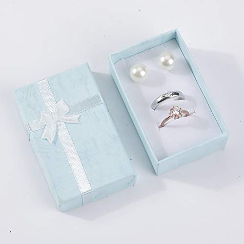 [Australia] - WICHBEEN 24pcs Assorted Jewelry Gifts Boxes for Rings,Pendants,Earring,Necklaces,Cardboard Boxes with Padding for Christmas,Birthday,Anniversaries,Valentine’s Day,Mother's Day and other festivals 24 