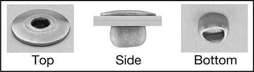 [Australia] - Persberg 50pcs 3/16" Rivets + 25pcs Back-Up Pop Washers, Choose Size, Aluminum Blind Rivets 3/16" x 3/4" 