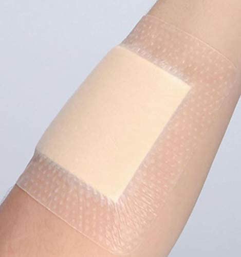 [Australia] - Silicone Lite Foam Dressing (Moderex Border Sensitive Plus) with Border for Light to Moderate exuding Wounds for Sensitive Skin (10x10cm x 10) 10x10cm x 10 