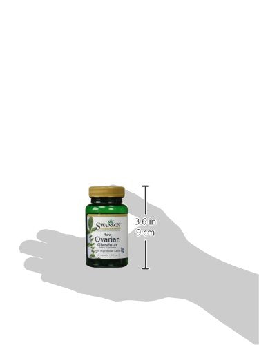 [Australia] - Swanson Ovarian Glandular - Natural Supplement Promoting Women's Glandular Health & Balance Support - Sourced from Premium Bovine Tissue to Support Wellness - (60 Capsules, 250mg Each) 1 