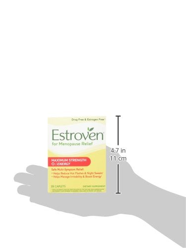 [Australia] - Estroven Stress Relief & Energy Boost for Menopause Relief, Helps Reduce Hot Flashes and Night Sweats, Stress Management Support*, 28 Count Stress Relief & Enegy Boost 