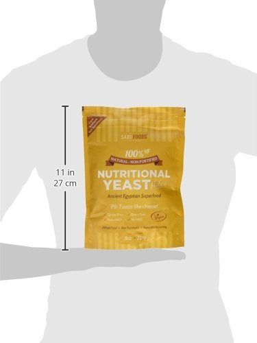 [Australia] - Non Fortified Nutritional Yeast Flakes, Whole Foods Based Protein Powder, Vegan, Gluten Free, Vitamin B Complex, Beta-glucans and All 18 Amino Acids (8 oz.) Original 8 Ounce (Pack of 1) 