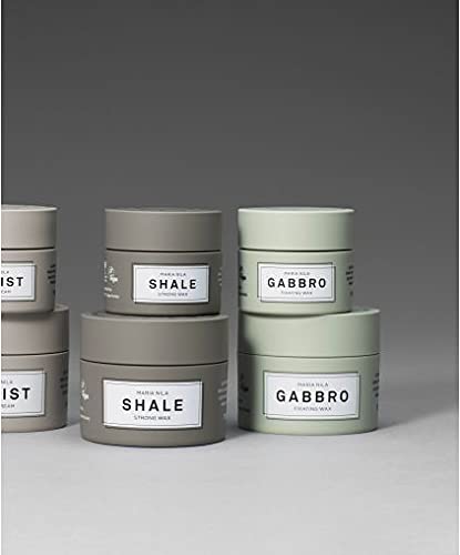 [Australia] - Maria Nila Minerals Gabbro 50 ml - Quick-drying Styling Wax with Strong Charter that Gives a Matte Result. 100% Vegan. Sulfate-free and Paraben-free. 50 ml (1er Pack) 