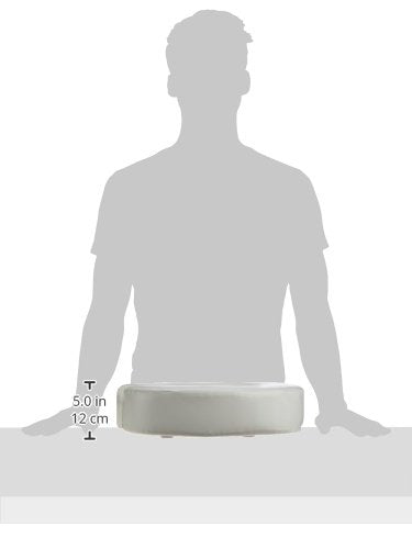 [Australia] - Homecraft Padded Raised Toilet Seat without Lid, Elevated Comfort Toilet Seat Support for Elderly, Handicapped and Disabled Users, White Colour, 10 cm 