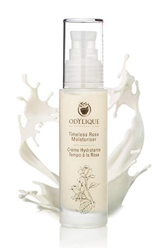 [Australia] - Odylique - Organic Face Moisturiser – Timeless Rose Moisturiser - With Rose Water + Rosehip – Natural Moisturiser For Women (50ml) 50 ml (Pack of 1) 