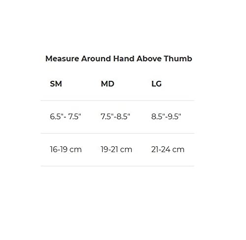 [Australia] - Mueller Sports Medicine Compression Glove, Hand and Wrist Support, For Men and Women, Beige, Small/Medium 
