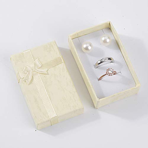 [Australia] - WICHBEEN 24pcs Assorted Jewelry Gifts Boxes for Rings,Pendants,Earring,Necklaces,Cardboard Boxes with Padding for Christmas,Birthday,Anniversaries,Valentine’s Day,Mother's Day and other festivals 24 