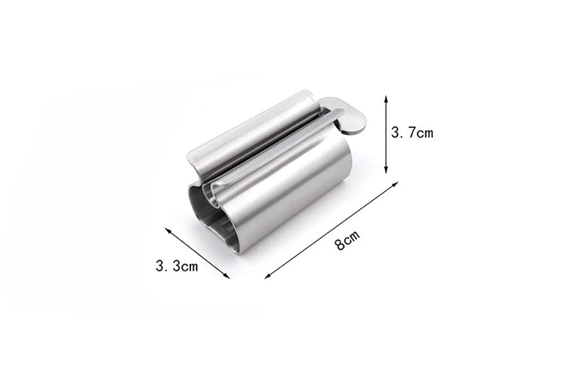 [Australia] - Alnicov Toothpaste Tube Squeezer,2 Pcs Toothpaste Squeezer Rollers,Stainless Steel Toothpaste Tube Wringer Seat Holder Stand 