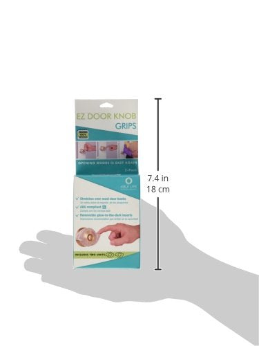 [Australia] - Able Life EZ Doorknob Grips - Arthritis & Senior Living Aids, Open Doors Easily, Set of 2 