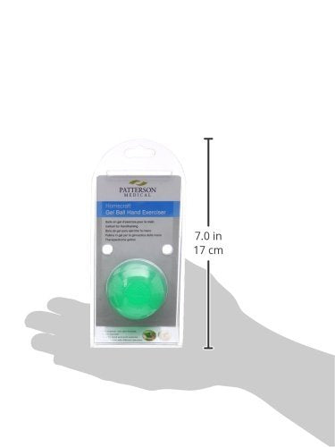 [Australia] - Homecraft Gel Ball Hand Excerciser, Conditionin and Strenghtening for Weak Hands, Arthritis, Post Hand Surgery, Easy Squeeze. Medium Resistance, Green Single 