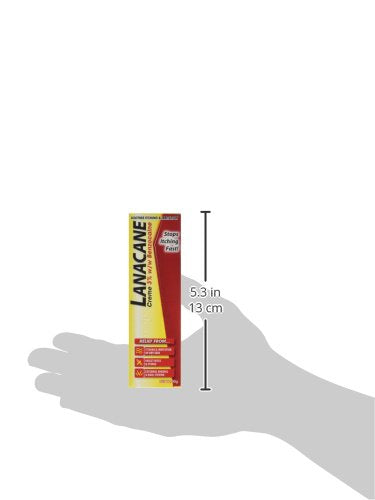 [Australia] - Lanacane Medicated Cream Tube, 30 g, Relief From Itching/Irritation Of Dry Skin, Insect Bites/Stings, Vaginal/Anal Itching, Running and Travel Chafing, 30 g (Pack of 1) 