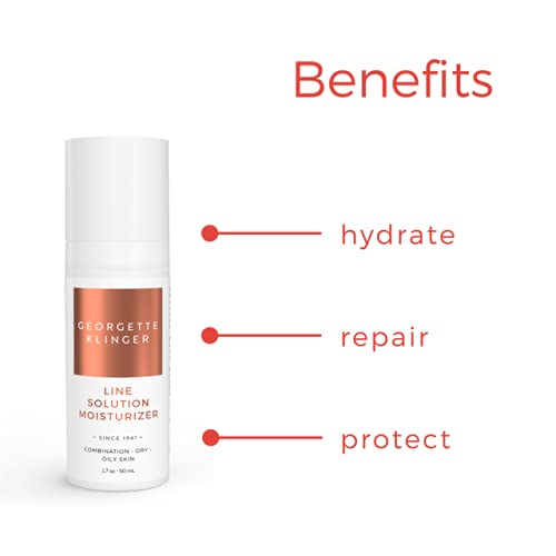 [Australia] - Georgette Klinger Line Solution Moisturizer - Hydrates, Repairs & Protects Skin for Younger, Healthier Tone & Texture 