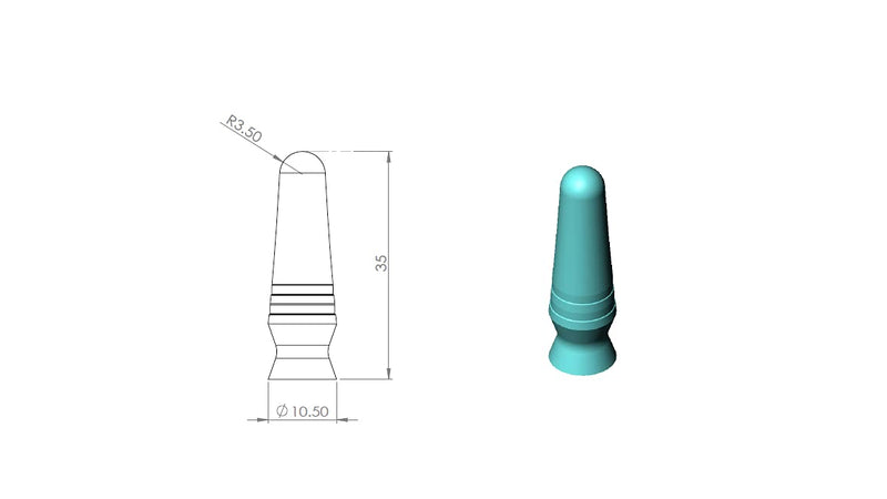 [Australia] - Sclera Lens & Hard Lens Remover and Inserter Pack of 5 Contacts Removal Tool Prosthetic Eye 