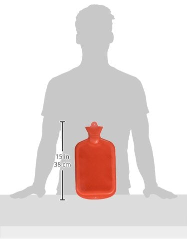 [Australia] - MABIS Reusable Hot Water Bottle, Enema and Douche Kit Helps to Alleviate Pain Associated with Constipation, Bloating, Aches and Pains, 2 Quart Capacity, 42-842-000, Red, One 