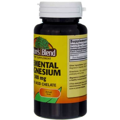 [Australia] - Nature's Blend Elemental Magnesium Amino Acid Chelate 300 mg, 100 Count 