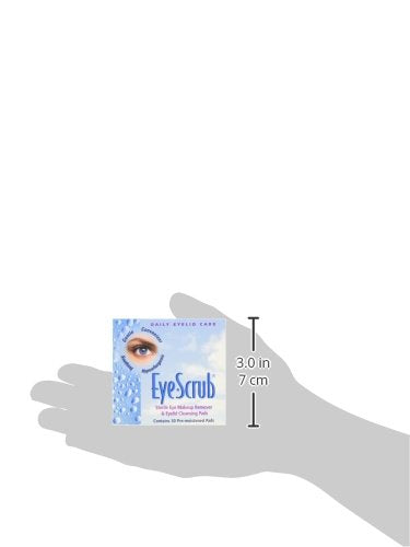 [Australia] - Eye Scrub Sterile Makeup Remover and Eyelid Cleansing Pads, 30 Count (Pack of 3) 
