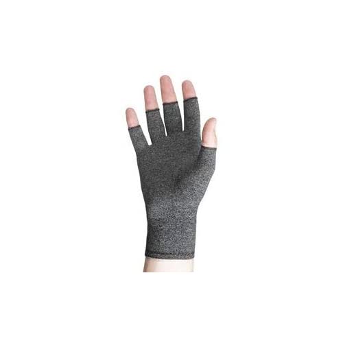 [Australia] - Serenily Arthritis Gloves - Hand Compression Gloves for Women & Men. Ortho Gloves for Carpal Tunnel, Swelling, & Raynauds Syndrome. Comfy Open Finger Glove for Rheumatoid & Osteoarthritis Pain Relief (S) Small (1 Pair) 