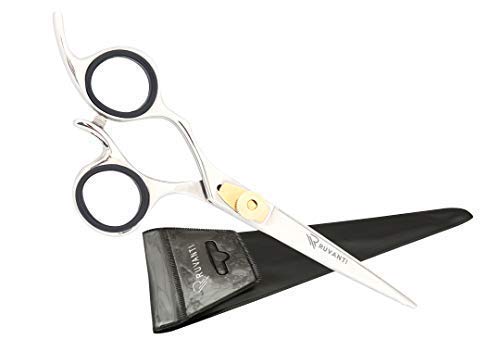 [Australia] - Professional Razor Blades Left Handed Hair Scissors - Barber Scissors for Left Hand - 6.4" Japanese Super Cobalt Stainless Steel Left Handed Shears - Handmade Lefty Hair Shears with Adjustment Screw. 