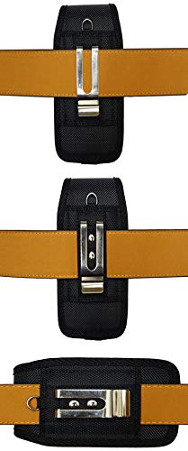 [Australia] - Classic Premium Velcro Pouch Case with Belt Clip for Omnipod Dash Device PDM (Personal Diabetes Manager) (V2-Black) V2-BLACK 
