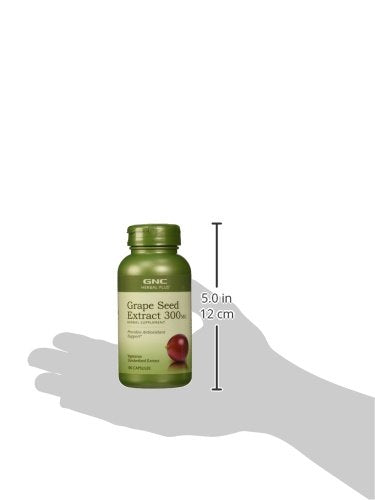 [Australia] - GNC Herbal Plus Grape Seed Extract, 300 mg | Provides Antioxidant Support | 100 Capsules 1 