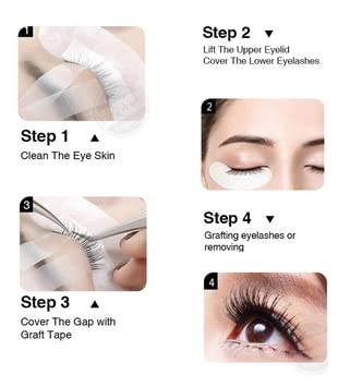 [Australia] - Eye Gel Pads, 50 Pairs Eyelash Extension Pads Lints Free, Facials, Under Eye Gel Pads For Pro Salon and Individual Eyelash Extension 