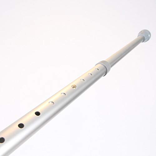 [Australia] - Days Adjustable Crutches for Adults, Comfort Handle, Lightweight Mobility Aid, Handle to Ground Height 64 cm-94 cm Comfy Double Adjustable, 640 - 940mm 