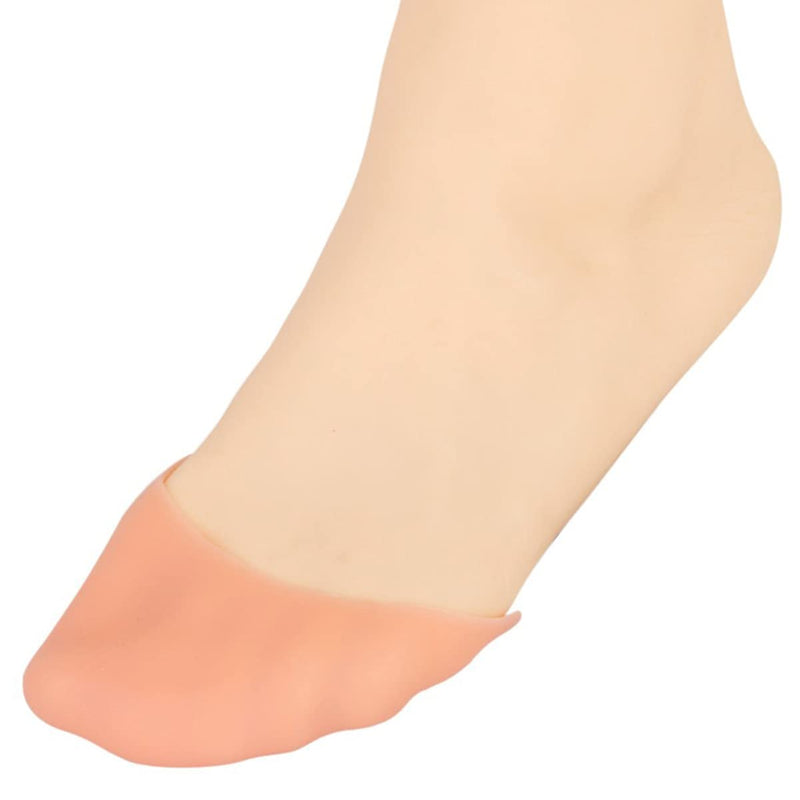 [Australia] - OSALADI 1 Pair of Silicon Gel Toe Caps Toe Pads Dance Athlete Shoe Pads Protector Pads for Ballet Pointe Shoes ( Nude ) 