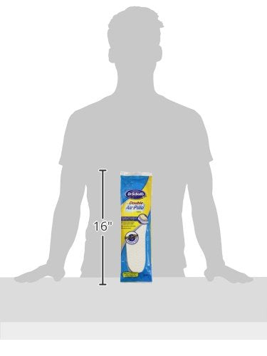 [Australia] - Dr. Scholl's Double Air Pillo +1 pair Insole Unisex (Pack of 6)mens size 7-13, Womens size 5-10 