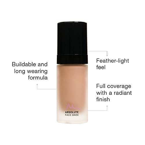 [Australia] - Mii Cosmetics Absolute Face Base Foundation, Utterly Warm 30 ml 