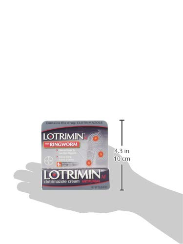 [Australia] - Lotrimin AF Ringworm Cream, Clotrimazole 1%, Clinically Proven Effective Antifungal Treatment of Most Ringworm, For Adults and Kids Over 2 years, Cream, .42 Ounce (12 Grams) 