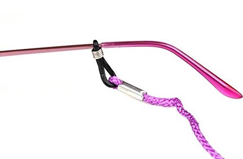 [Australia] - 12pcs Colorful Eyewear Cord Reading Glass Neck Strap Nylon Cord Reading Eyeglass Holder Rope For children and adult Pieces Eyeglass Cord Glasses Strap Eyewear Retainer with Glasses Cloth 