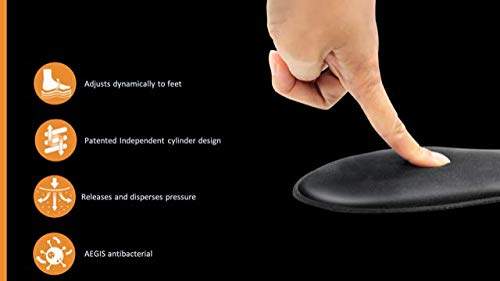 [Australia] - BioGelCare Gel Active Sports Shoe Insoles | NEW Dynamic Arch Support Orthopedic Shock Absorber Insoles for Men & Women (Unisex), Black, UK 4 | EU 37 UK 4 - EU 37 