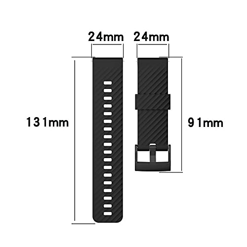 [Australia] - Meiruo Replacement Band for Suunto7/Suunto 9/suunto 9 baro/Suunto Spartan Sport/Fossil Men's Nate Stainless Steel Hybrid Black 