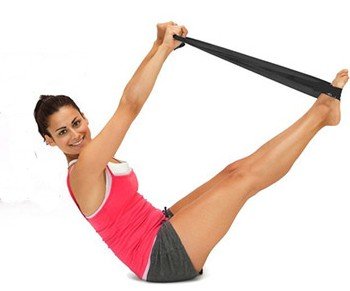 [Australia] - FitKit Resistance Exercise Band - 1.5M - 4 Resistance Options – Pilates, Yoga, Rehab, Stretching, Strength Training Blue 