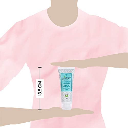 [Australia] - Azafran Organics Skin Brightening Face Cream, 50 Grams Luminous Toner, Clean Complexion and Glowing Skin With Coconut Oil and Niacinamide For Anti-Aging and Wrinkle 