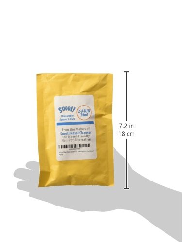 [Australia] - 30 ml Amber Glass Nasal Sprayers for Intranasal Insulin, Colloidal Silver and Saline Solutions - dispenses .1 ml or 10 IU - Snoot! Brand-Refillable & Reusable 