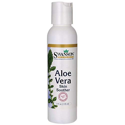 [Australia] - Swanson Aloe Vera Skin Soother 4 fl Ounce (118 ml) Gel 