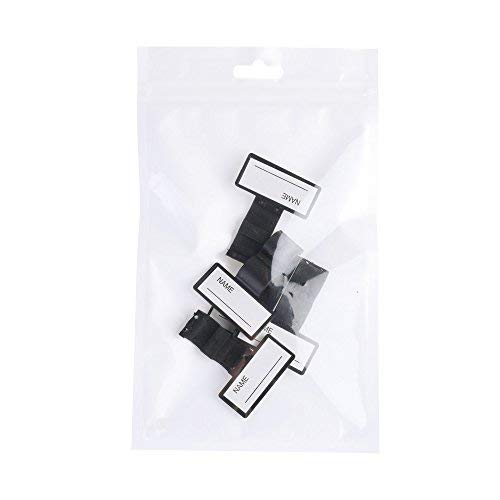 [Australia] - Beautyflier 5 Pcs Plastic Name ID Identification Tag Clip for Stethoscope Tube Replacement Accessories (Rectangle) 