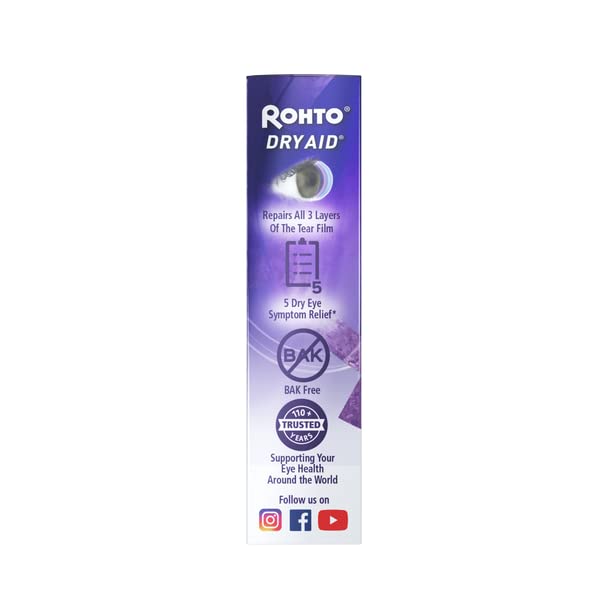 [Australia] - Rohto Dry Relief Lubricant Eye Drops, 0.34 Ounce 