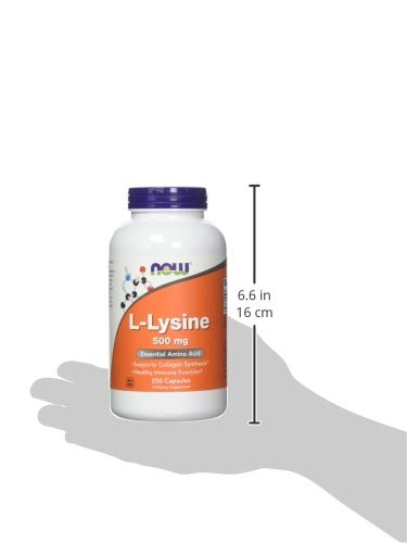 [Australia] - NOW L-lysine 500 mg, 250 Capsules 250 Count (Pack of 1) 