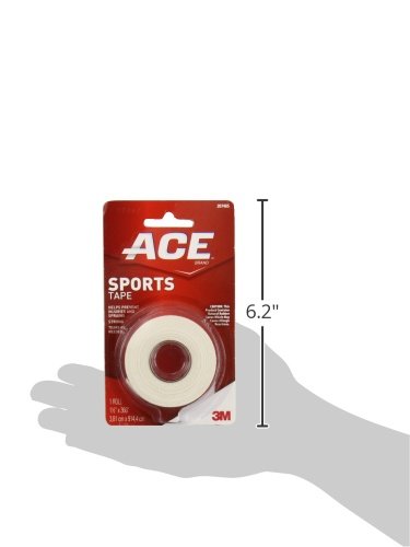 [Australia] - ACE-544991 Brand Sports Tape, 1.5 in. x 10 yds., White, 1 count 