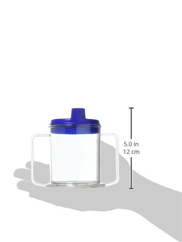 [Australia] - Rehabilitation Advantage Clear Spouted Cup with Two Handles, Weighted, 1 Count 