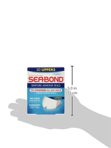 [Australia] - Sea Bond Secure Denture Adhesive Seals, Original Uppers, 30 Count 30 Count (Pack of 1) 