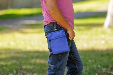 [Australia] - Glucology XXL Zip Pouch | Glucology Cooler Bags for 5 pens | Glucology Insulin Pen Cooler Pouch - Portable, Reusable Insulated Cooling Pack - Blue 
