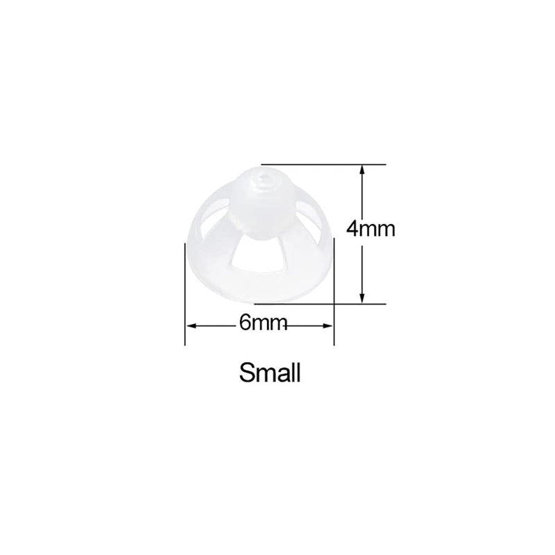 [Australia] - Open Domes, S/M/L Dome Piece for Earphone in-Ear Rubber Head, Sound Isolating Design Open Dome Piece 1 / 2Pcs 2Pcs M size 