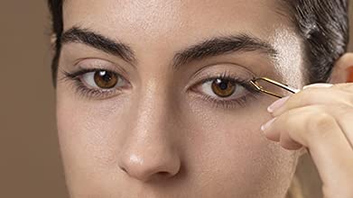 [Australia] - CRUZE Eyebrow Tweezers| Slanted Tweezers Professional for Women and Men |Sharp Tweezers for Ingrown Hair | Leveraged Shape for Facial Hair Remover 