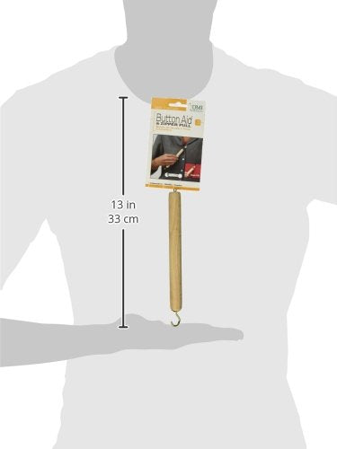 [Australia] - DMI Dressing Stick, Button Hook and Zipper Pull, Durable Wood Handle, Dressing Aid for Limited Mobility 