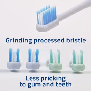 [Australia] - Y-Kelin U-Shaped Orthodontic Toothbrush 4 Color Pack, 4 color pack 4 Count (Pack of 1) 